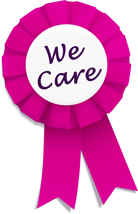 We Care Rosette